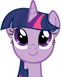 Size: 3212x4000 | Tagged: safe, artist:zachgamer77, twilight sparkle, pony, unicorn, g4, the return of harmony, bust, cute, female, mare, portrait, simple background, smiling, solo, transparent background, twiabetes, vector