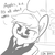 Size: 1080x1080 | Tagged: safe, artist:tjpones, applejack, earth pony, pony, g4, apple tree, appleboss, boss, chair, chubby, cigar, clothes, cowboy hat, dialogue, ear fluff, female, freckles, grayscale, hat, hooves behind head, monochrome, necktie, short hair, simple background, sitting, smoking, solo, suit, tree, white background, window