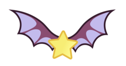 Size: 1128x589 | Tagged: safe, artist:rish--loo, oc, oc only, oc:starway, bat wings, cutie mark, cutie mark only, no pony, simple background, stars, transparent background, vector