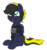 Size: 1280x1360 | Tagged: safe, artist:fluttair, oc, oc only, oc:thunderbolt, pony, chest fluff, clothes, looking up, shirt, solo, tongue out