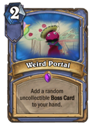 Size: 400x543 | Tagged: safe, screencap, señor huevos, pony, g4, make new friends but keep discord, card, cropped, hearthstone, meta, portal, sock puppet, solo, warcraft