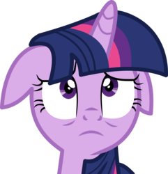 Size: 10921x11323 | Tagged: safe, artist:cyanlightning, twilight sparkle, alicorn, pony, g4, tanks for the memories, .svg available, absurd resolution, female, looking up, mare, simple background, solo, transparent background, twilight sparkle (alicorn), vector, worried