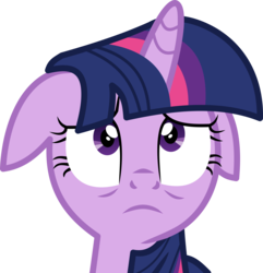 Size: 10921x11323 | Tagged: safe, artist:cyanlightning, twilight sparkle, alicorn, pony, g4, my little pony: friendship is magic, tanks for the memories, .svg available, absurd resolution, female, looking up, mare, simple background, solo, transparent background, twilight sparkle (alicorn), vector, worried