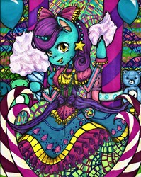 Size: 5100x6398 | Tagged: safe, artist:charly-d-squirrel, oc, oc only, absurd resolution, clothes, dress, solo, traditional art