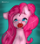 Size: 910x981 | Tagged: safe, artist:yunieelloa, pinkie pie, earth pony, pony, g4, crying, duality, female, flower, mare, pinkamena diane pie, rose, solo