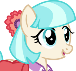 Size: 11603x10862 | Tagged: safe, artist:cyanlightning, coco pommel, earth pony, pony, g4, rarity takes manehattan, .svg available, absurd resolution, bag, cocobetes, collar, cute, female, simple background, solo, transparent background, vector