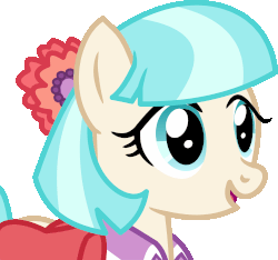 Size: 2167x2028 | Tagged: safe, artist:cyanlightning, coco pommel, earth pony, pony, g4, rarity takes manehattan, .svg available, animated, bag, cocobetes, collar, cute, eye shimmer, female, gif, high res, simple background, solo, transparent background, vector