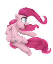 Size: 700x843 | Tagged: safe, artist:chibadeer, pinkie pie, earth pony, pony, g4, female, simple background, solo, transparent background