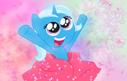 Size: 6320x4032 | Tagged: safe, artist:solid32, trixie, pony, unicorn, g4, absurd resolution, cute, female, happy, mare, solo