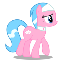 Size: 1600x1600 | Tagged: safe, artist:hendro107, aloe, earth pony, pony, applejack's "day" off, g4, .psd available, anxious, female, simple background, solo, spa pony, transparent background, vector, walking