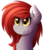 Size: 1800x2000 | Tagged: safe, artist:spirit-dude, oc, oc only, oc:crimson breeze, pony, bust, female, head, looking up, mare, portrait, simple background, solo, transparent background