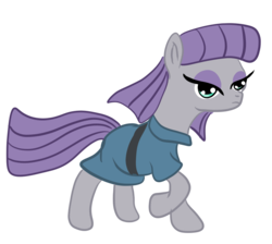 Size: 1289x1155 | Tagged: safe, artist:silversthreads, maud pie, earth pony, pony, g4, clothes, dress, female, mare, simple background, solo, transparent background