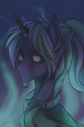 Size: 2193x3327 | Tagged: safe, artist:orfartina, oc, oc only, pony, unicorn, bust, high res, male, portrait, solo, stallion