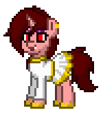 Size: 150x170 | Tagged: safe, artist:lavenderheart, oc, oc only, oc:lavenderheart, pony, unicorn, pony town, marriage, simple background, solo, wedding, white background