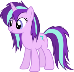 Size: 6000x5776 | Tagged: safe, artist:slb94, starlight glimmer, pony, unicorn, g4, 80s, absurd resolution, alternate hairstyle, cute, female, glimmerbetes, messy mane, simple background, solo, transparent background, vector