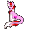 Size: 100x100 | Tagged: safe, artist:anxiouslilnerd, oc, oc only, oc:snuggle bugg, changeling, changeling oc, clothes, cute, femboy, long tail, male, pixel art, scarf, simple background, socks, solo, transparent background