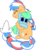 Size: 6400x9014 | Tagged: safe, artist:stjonal, oc, oc only, oc:ember, oc:ember (hwcon), oc:glace (hwcon), earth pony, pony, hearth's warming con, .svg available, absurd resolution, braid, colt, crying, cutie mark, dutch, dutch cap, female, hat, hug, male, mare, mascot, sad, simple background, transparent background, vector