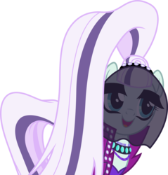 Size: 4782x5000 | Tagged: safe, artist:dashiesparkle, coloratura, g4, the mane attraction, .svg available, absurd resolution, countess coloratura, female, simple background, solo, transparent background, vector