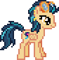 Size: 84x86 | Tagged: safe, artist:botchan-mlp, indigo zap, pegasus, pony, equestria girls, g4, animated, blinking, cute, desktop ponies, equestria girls ponified, female, gif, goggles, mare, pixel art, ponified, simple background, solo, sprite, standing, transparent background, zapabetes