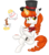 Size: 3500x4000 | Tagged: safe, artist:kaikururu, oc, oc only, pony, unicorn, cup, female, food, glowing horn, hat, horn, magic, mare, simple background, solo, tea, teacup, telekinesis, top hat, transparent background