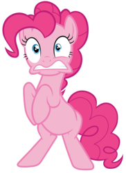 Size: 7000x9600 | Tagged: safe, artist:tardifice, pinkie pie, pony, g4, the gift of the maud pie, absurd resolution, bipedal, female, simple background, solo, transparent background, vector