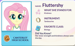 Size: 625x384 | Tagged: safe, fluttershy, equestria girls, g4, official, eqg profiles, female, solo