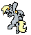 Size: 347x385 | Tagged: safe, artist:zicygomar, derpy hooves, pegasus, pony, g4, animated, bipedal, dancing, derpy being derpy, female, frame by frame, gif, simple background, solo, transparent background, wavy mouth