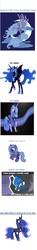 Size: 784x5338 | Tagged: safe, nightmare moon, princess luna, alicorn, pony, g4, luna eclipsed, background pony strikes again, cute, filly, high res, image macro, meme, op is a duck, op is trying to start shit, s1 luna, woona, younger