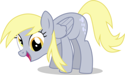 Size: 4910x2940 | Tagged: safe, artist:tomfraggle, derpy hooves, pegasus, pony, g4, female, happy, high res, mare, simple background, solo, transparent background, vector