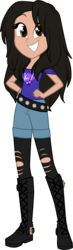 Size: 946x3241 | Tagged: safe, artist:namyg, oc, oc only, oc:diaraw talerous, equestria girls, g4, clothes, equestria girls-ified, simple background, solo, standing, transparent background, vector