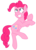 Size: 5000x7000 | Tagged: safe, artist:besttubahorse, artist:wcnimbus, pinkie pie, earth pony, pony, g4, absurd resolution, collaboration, female, mare, simple background, smiling, solo, transparent background, vector, vector trace