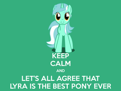Size: 1440x1080 | Tagged: safe, lyra heartstrings, pony, unicorn, g4, best pony, female, green background, image macro, looking at you, meme, simple background, smiling, solo
