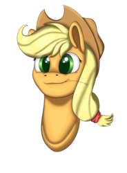 Size: 1024x1392 | Tagged: safe, artist:stevejunier, applejack, earth pony, pony, g4, bust, female, portrait, simple background, solo, straw, straw in mouth, transparent background