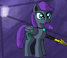 Size: 227x197 | Tagged: safe, artist:platinumdrop, oc, oc only, oc:emerald bolt, pegasus, pony, female, flockmod, mare, solo