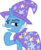 Size: 3781x4642 | Tagged: safe, artist:ironm17, trixie, pony, unicorn, g4, my little pony: friendship is magic, no second prances, absurd resolution, cape, clothes, evil smile, female, grin, hat, mare, simple background, smiling, solo, transparent background, vector, waving