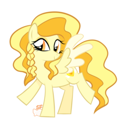 Size: 1977x1993 | Tagged: safe, artist:sugahfox, oc, oc only, oc:angel wings, pegasus, pony, female, mare, simple background, solo, transparent background