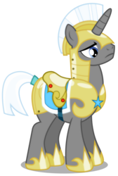 Size: 2021x3000 | Tagged: safe, artist:brony-works, pony, unicorn, g4, high res, male, royal guard, simple background, solo, transparent background, vector