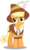 Size: 1826x3000 | Tagged: safe, artist:brony-works, applejack, smart cookie, earth pony, pony, g4, hearth's warming eve (episode), my little pony: friendship is magic, female, hat, simple background, solo, transparent background, vector