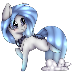 Size: 4200x4200 | Tagged: safe, artist:yeadatchantilly, oc, oc only, original species, pond pony, absurd resolution, female, heart eyes, mare, simple background, solo, transparent background, wingding eyes