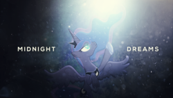 Size: 1920x1080 | Tagged: safe, artist:divideddemensions, artist:flizzick, artist:foxy-noxy, princess luna, g4, female, night, particles, ponyville, pose, solo, vector, wallpaper