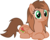 Size: 10002x7925 | Tagged: safe, artist:itspeahead, oc, oc only, oc:kathrine, pegasus, pony, g4, absurd resolution, cutie mark, green eyes, lying, lying down, show accurate, simple background, smiling, solo, transparent background, vector