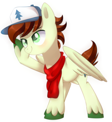 Size: 1773x1944 | Tagged: safe, artist:slasharu, oc, oc only, pegasus, pony, cap, clothes, colored pupils, hat, male, scarf, simple background, solo, stallion, transparent background