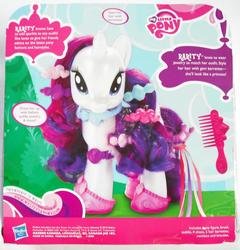 Size: 1058x1100 | Tagged: safe, photographer:absol, rarity, g4, backcard, fashion style, female, solo, toy