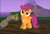 Size: 1208x831 | Tagged: safe, screencap, scootaloo, pegasus, pony, series:pony tales, g4, female, filly, parody, scoots the kindly viking, solo, veggietales