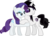 Size: 7413x5377 | Tagged: safe, artist:barrfind, rarity, oc, oc:barrfind, pony, unicorn, g4, absurd resolution, canon x oc, couple, female, hoof hold, love, male, mare, rarifind, shipping, simple background, stallion, straight, transparent background, vector