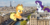 Size: 1024x509 | Tagged: safe, artist:edselrobin, applejack, rarity, earth pony, pony, unicorn, g4, france, giant pony, highrise ponies, irl, macro, paris, photo, ponies in real life