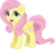 Size: 6748x5877 | Tagged: safe, artist:illumnious, artist:kp-shadowsquirrel, fluttershy, pegasus, pony, g4, absurd resolution, collaboration, cute, female, folded wings, looking at you, mare, open mouth, shading, shyabetes, simple background, sketch, smiling, solo, transparent background, vector