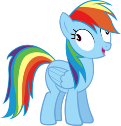 Size: 873x915 | Tagged: safe, artist:moongazeponies, rainbow dash, pegasus, pony, fall weather friends, g4, .svg available, derp, female, rainbow dash is best facemaker, rainbow derp, simple background, solo, transparent background, vector