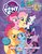 Size: 797x1024 | Tagged: safe, applejack, fluttershy, pinkie pie, rainbow dash, rarity, twilight sparkle, alicorn, pony, g4, official, group hug, hug, magazine, magazine cover, mane six, map, my little pony - magical megazine, my little pony logo, poster, twilight sparkle (alicorn)