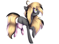 Size: 4200x3100 | Tagged: safe, artist:yeadatchantilly, oc, oc only, earth pony, pony, clothes, female, high res, mare, raised hoof, simple background, socks, solo, striped socks, transparent background